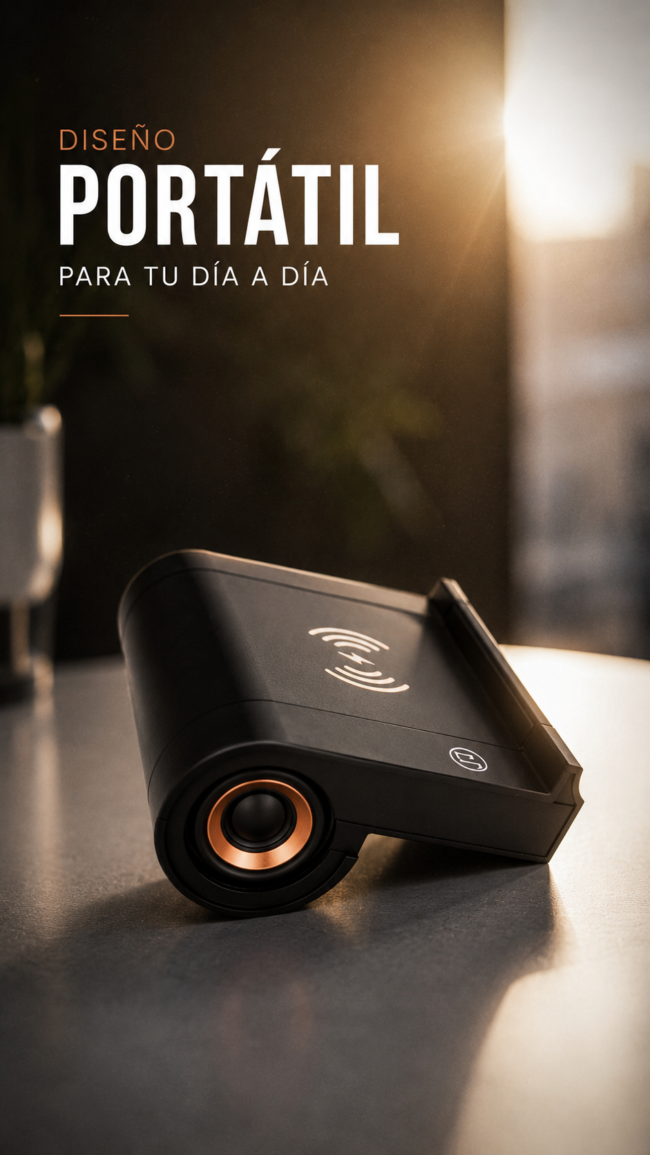 PARLANTE CON CARGADOR PARA CELULAR
