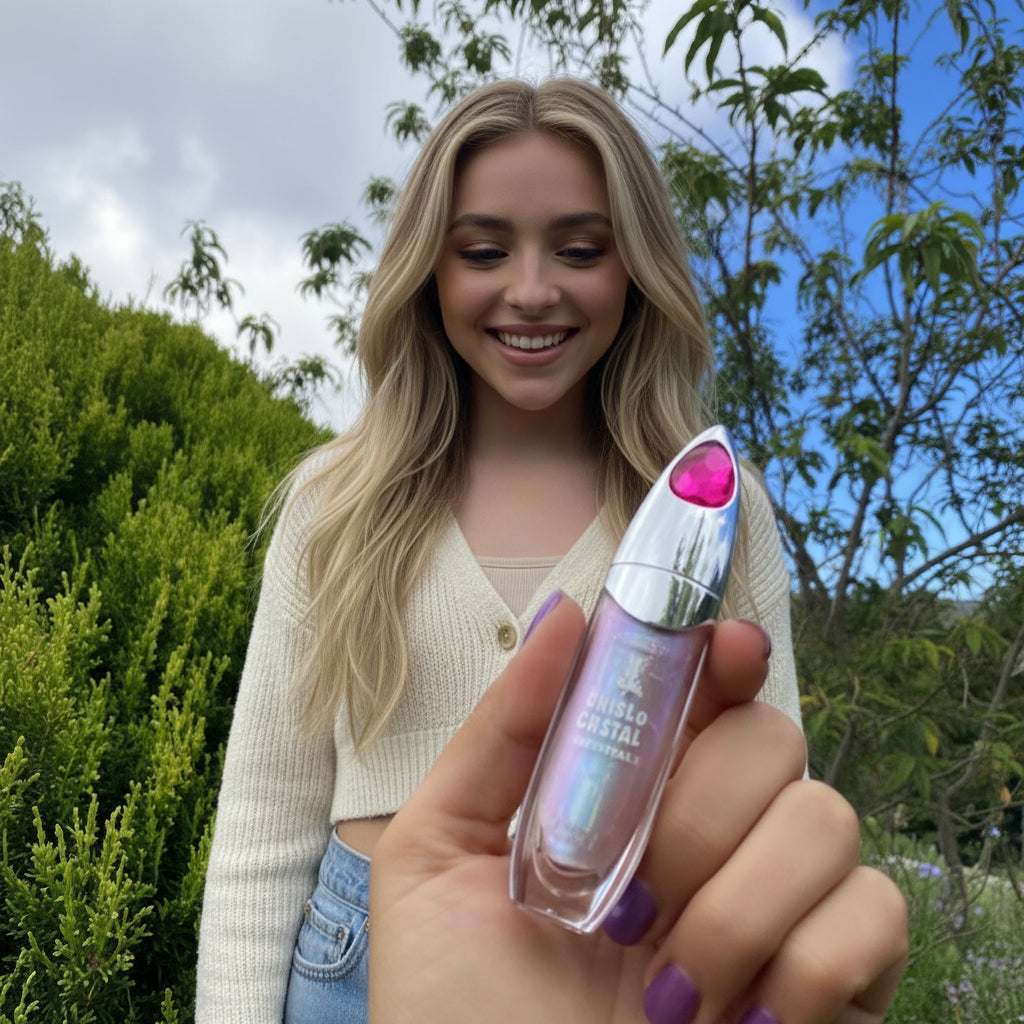 Brillo Labial Diamante Rosado